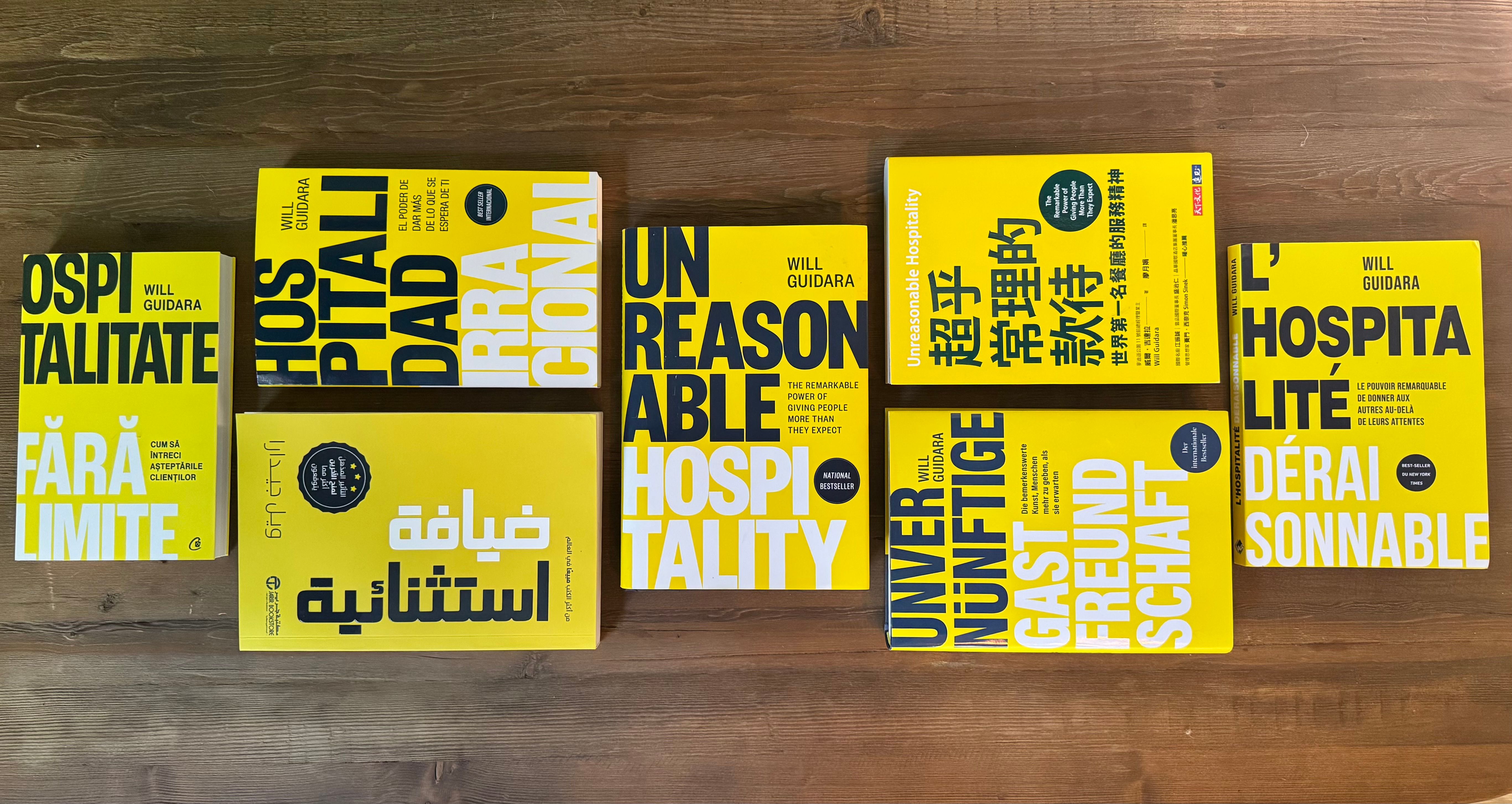 Unreasonable Hospitality in different languages