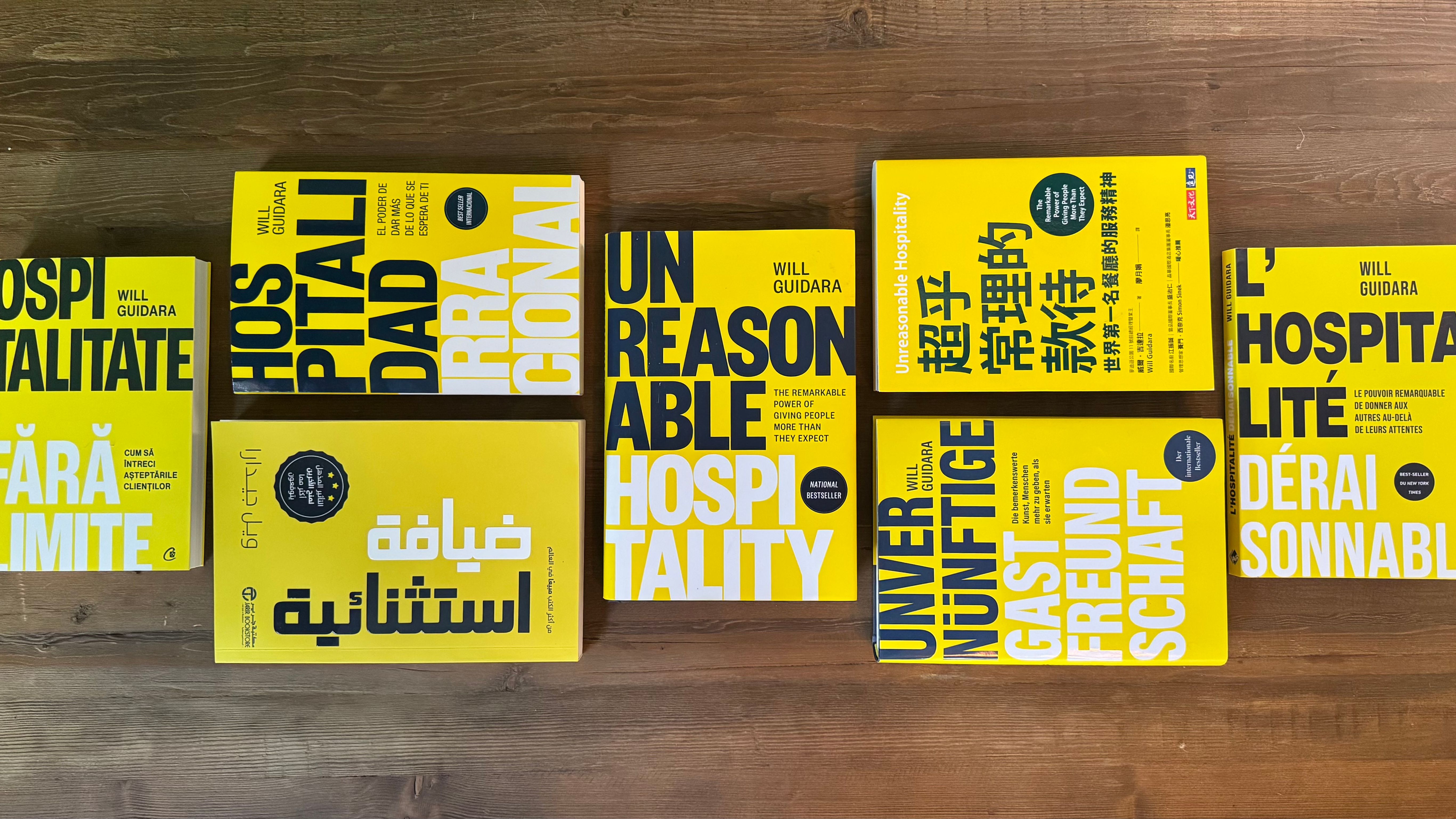 Unreasonable Hospitality in different languages