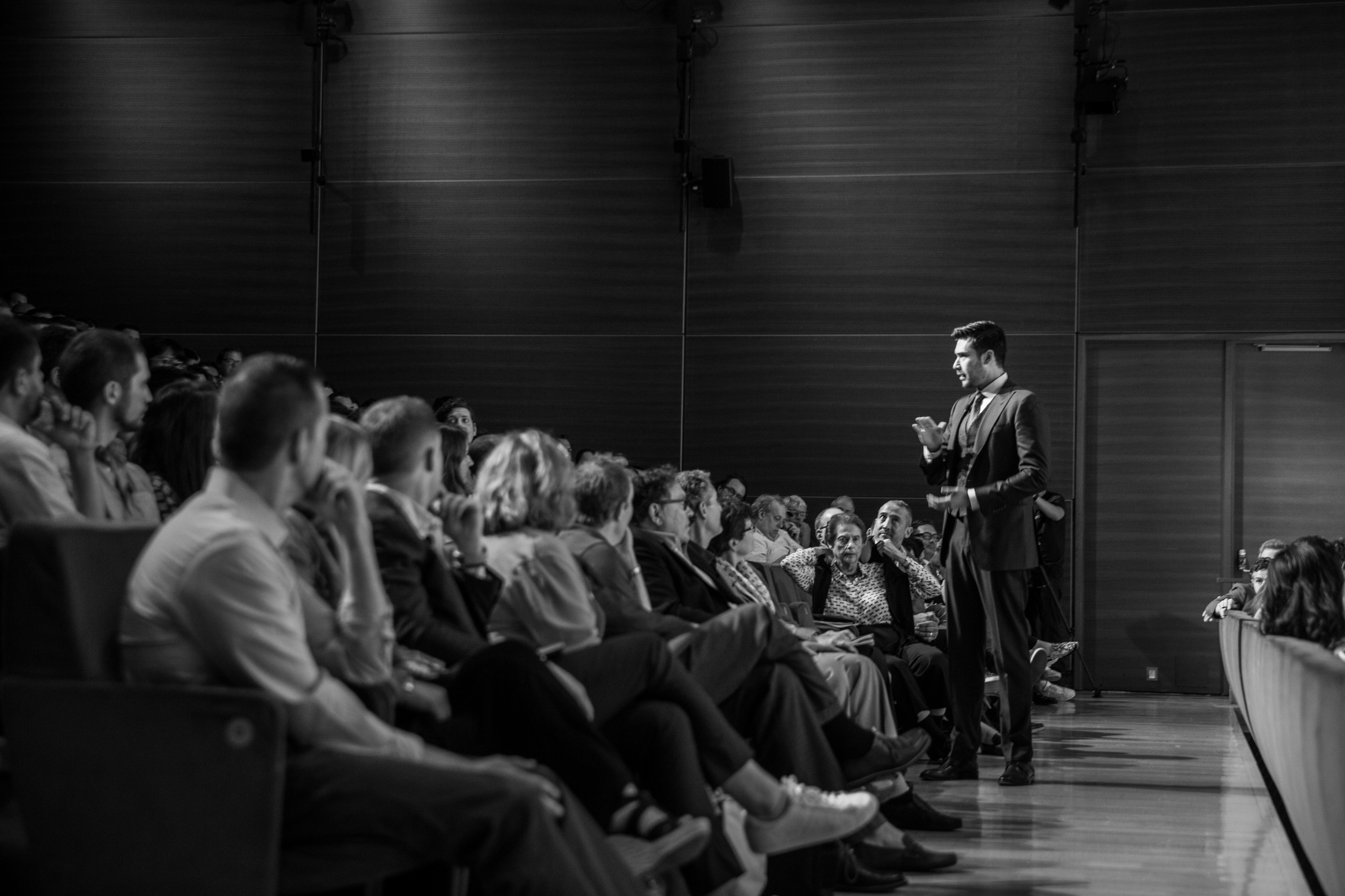 Dan White onstage at Welcome