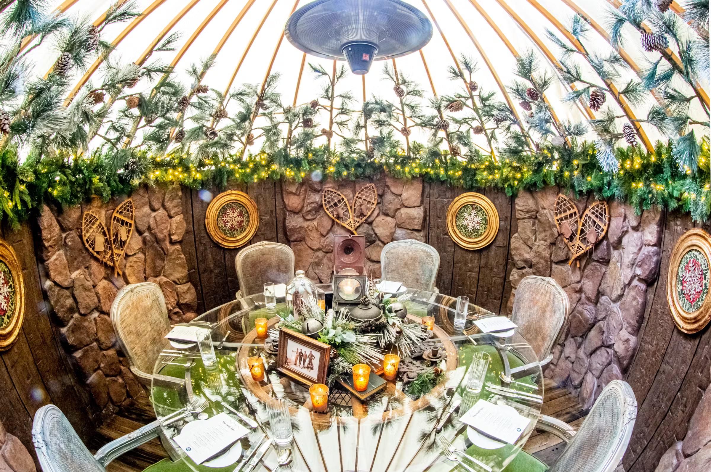 Yurt interior design