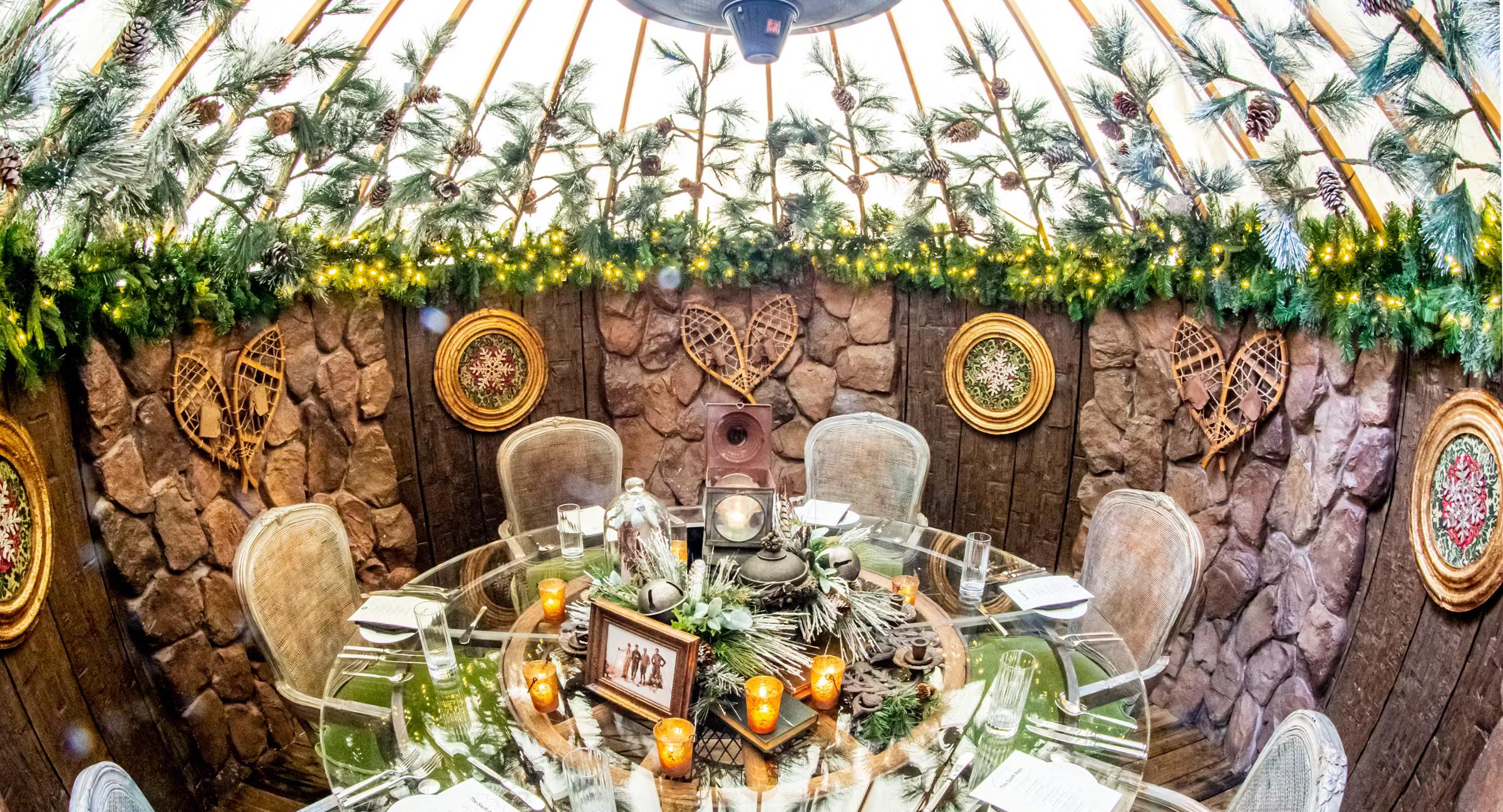 Yurt interior design