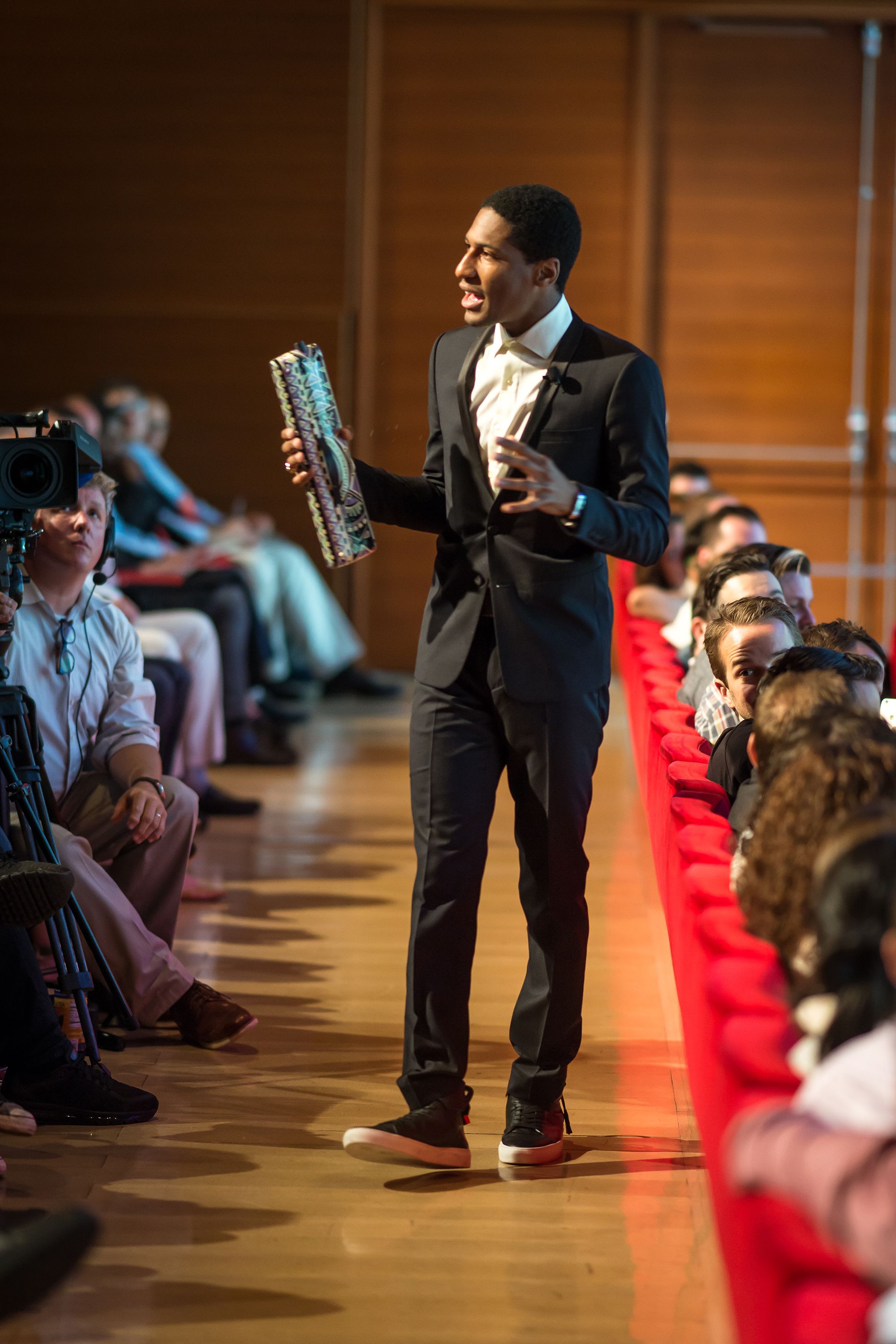 Jon Batiste onstage at Welcome