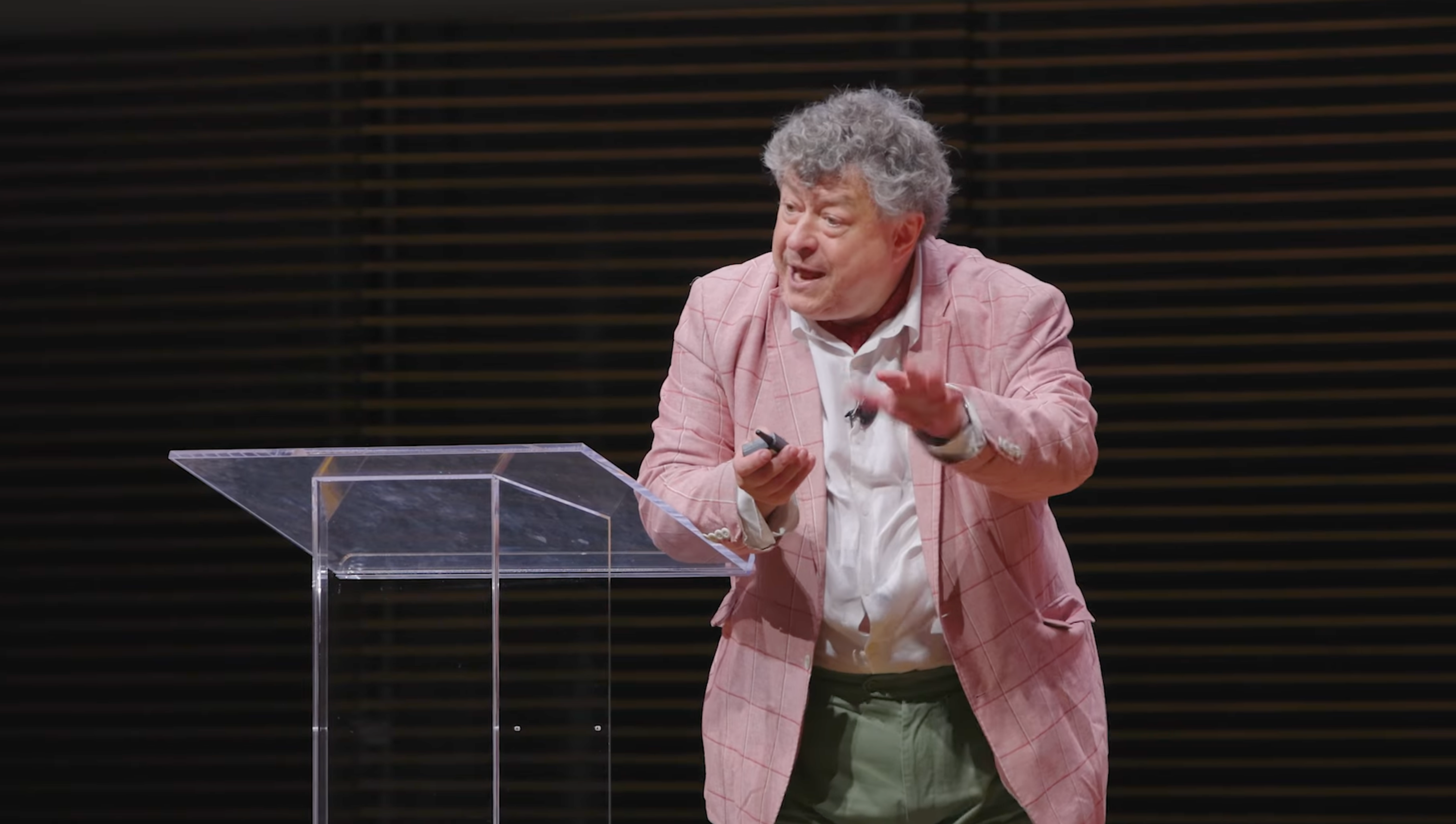 Rory Sutherland onstage at Welcome