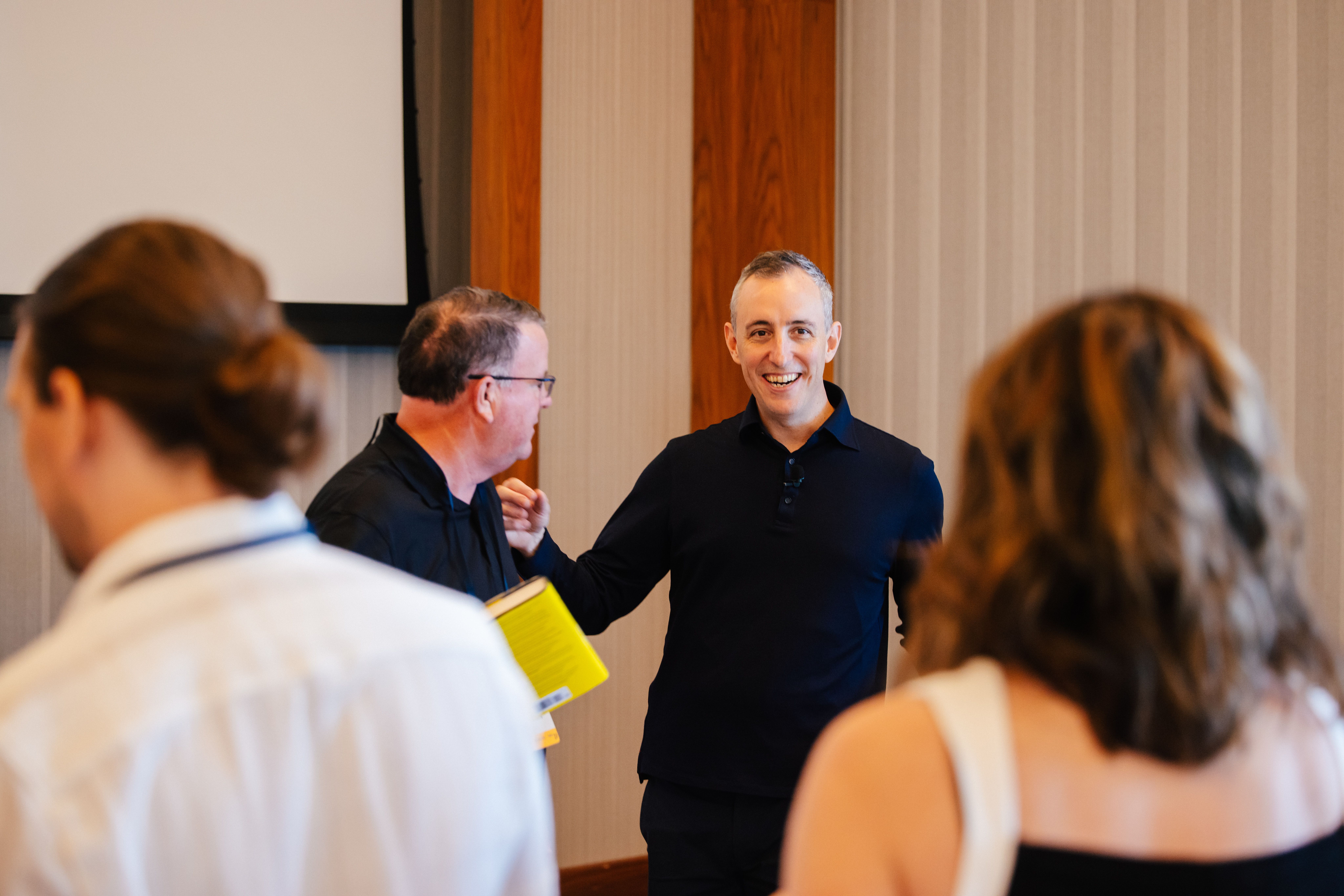 Will Guidara at The Summit with attendees