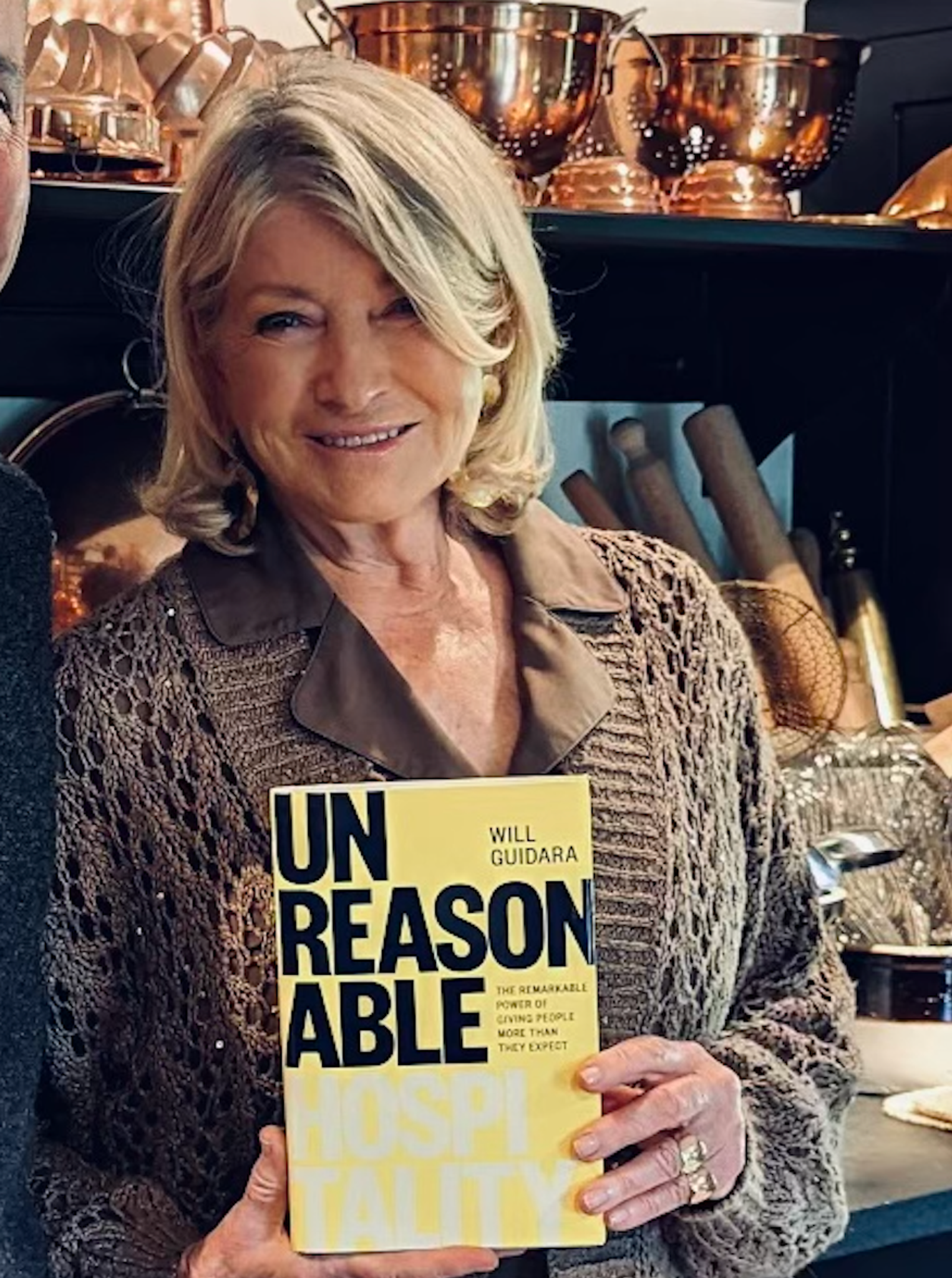 Will Guidara and Martha Stewart with Unreasonable Hospitality