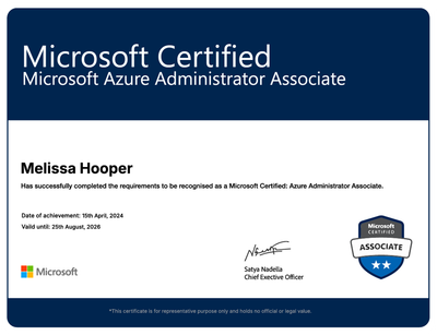 A Project Management Professional certificate issued by the Project Management Institute.
