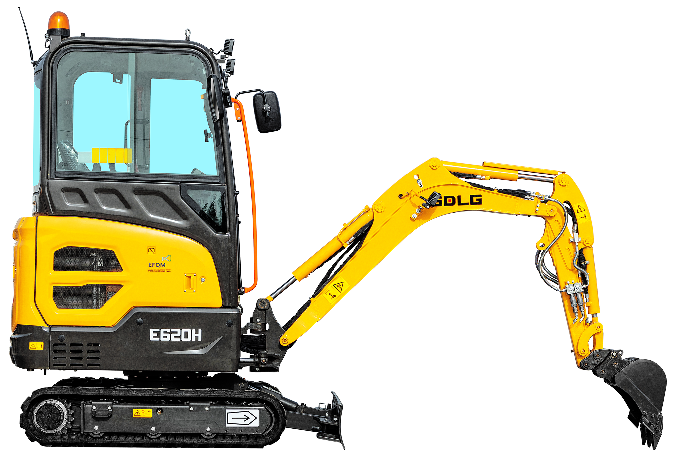 Yellow SDLG ER680H excavator