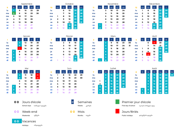 Annual Calendar