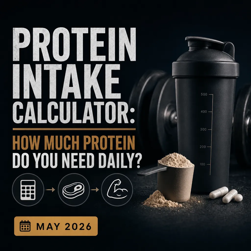 Protein Intake Calculator: How Much Protein Do You Need Daily? (May 2026)