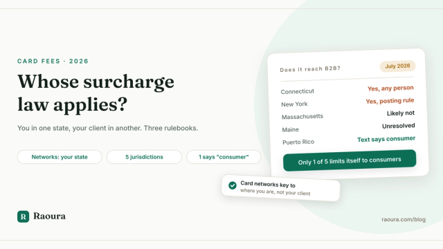 Whose Surcharge Law Applies When Your Client Is in Another State?