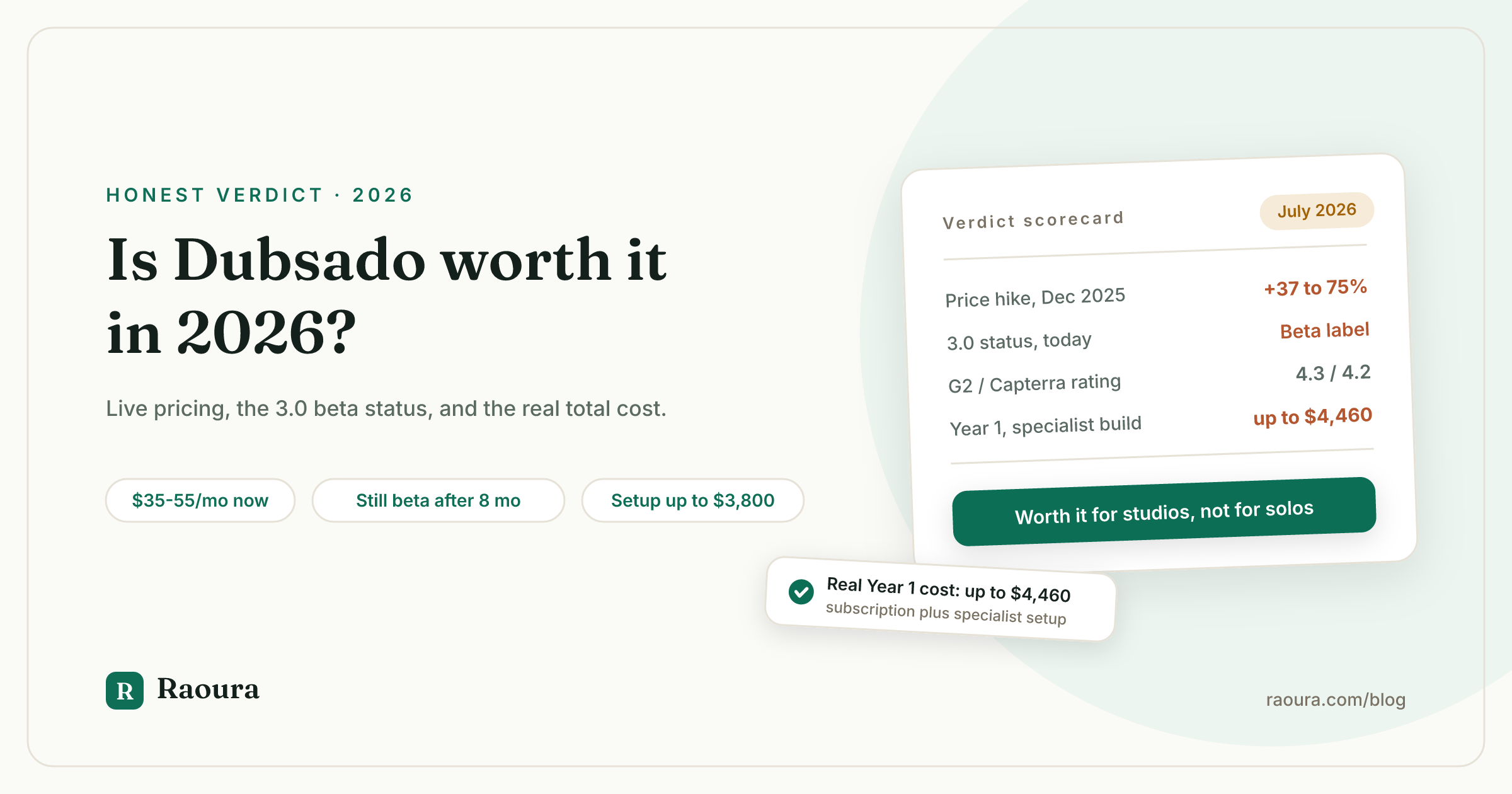 Is Dubsado Worth It in 2026? An Honest Verdict After the Price Hike and the 3.0 Beta