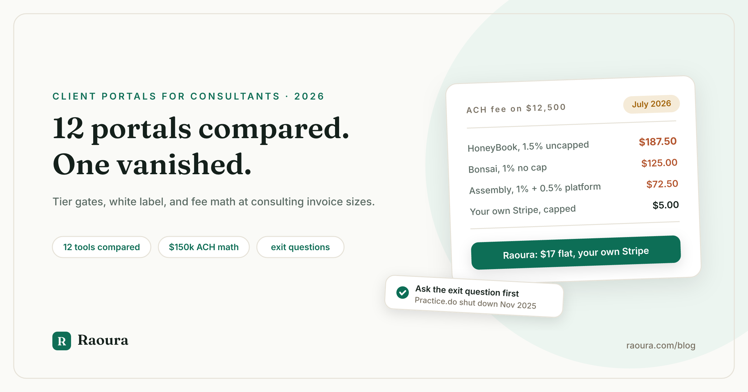 Client Portal for Consultants: 12 Tools Compared, Plus the One That Vanished