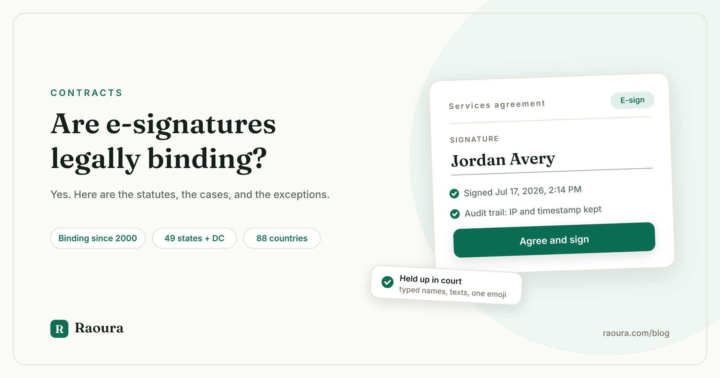 Are E-Signatures Legally Binding?