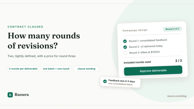 How Many Revision Rounds Should Your Contract Include?