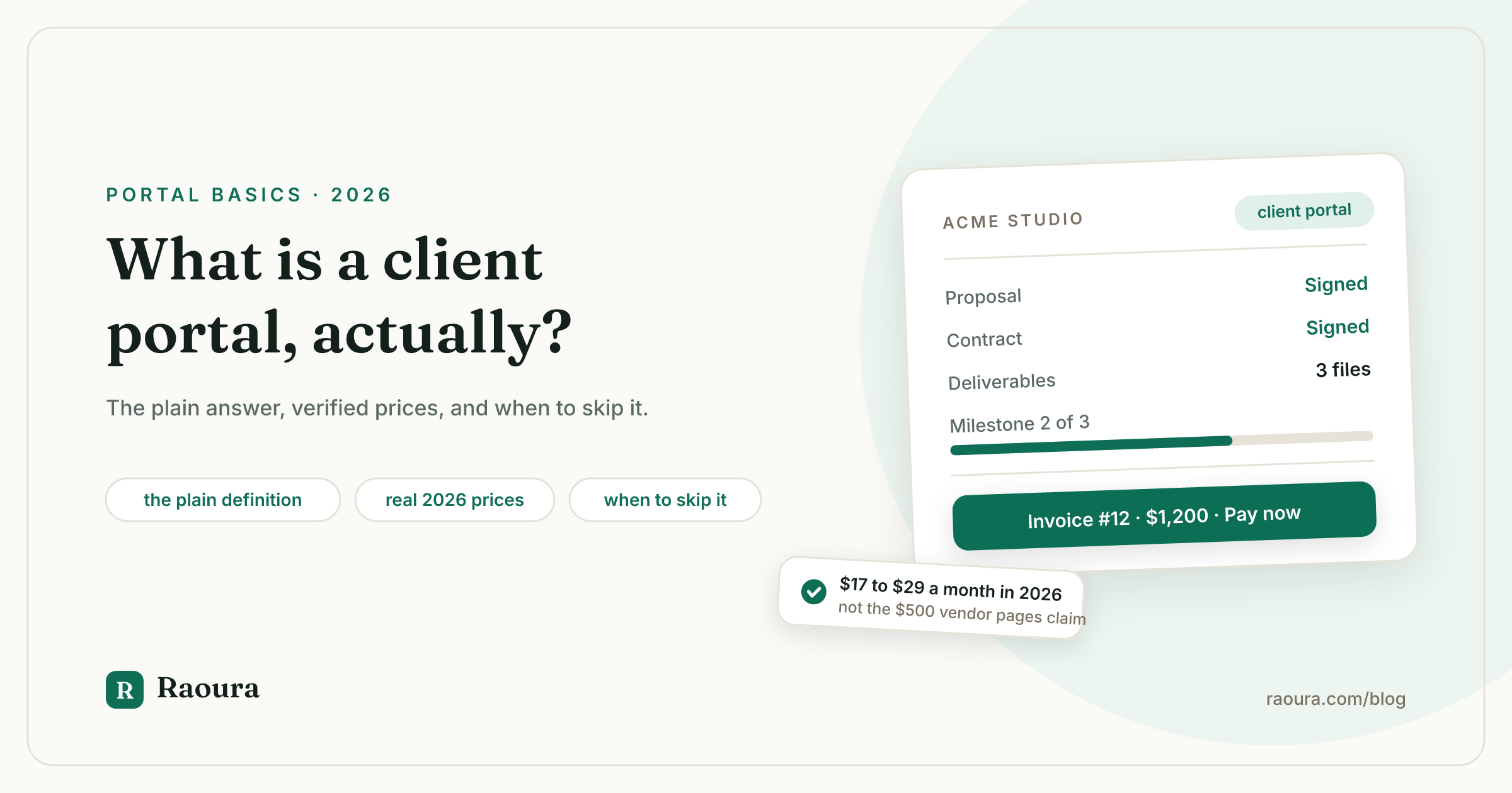 What Is a Client Portal? A Plain Definition, and Whether a Business of One Needs It