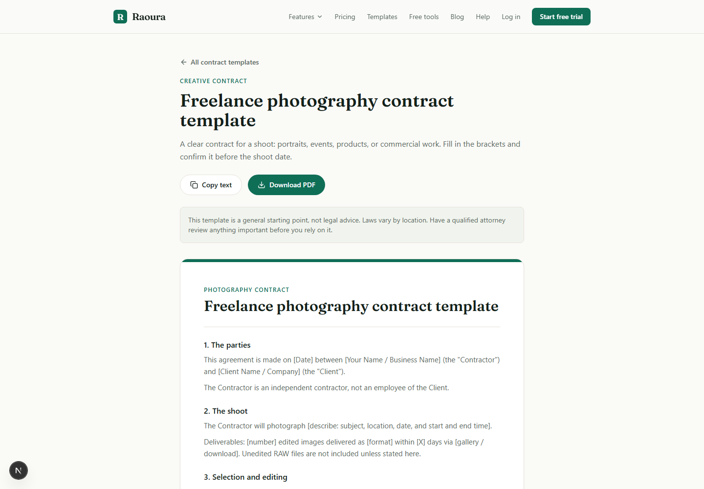 A saved contract template is how the liability cap and the payment-conditioned assignment from this article end up in every agreement instead of only the careful ones.
