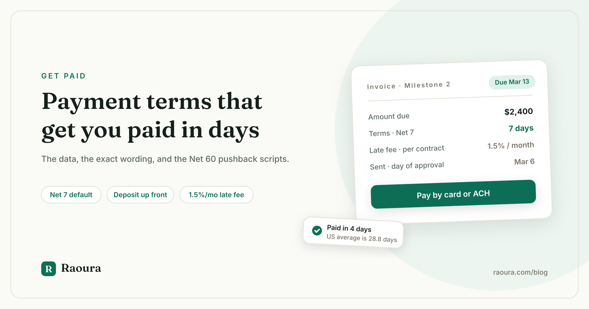 Freelance Payment Terms That Get You Paid in Days, Not Months