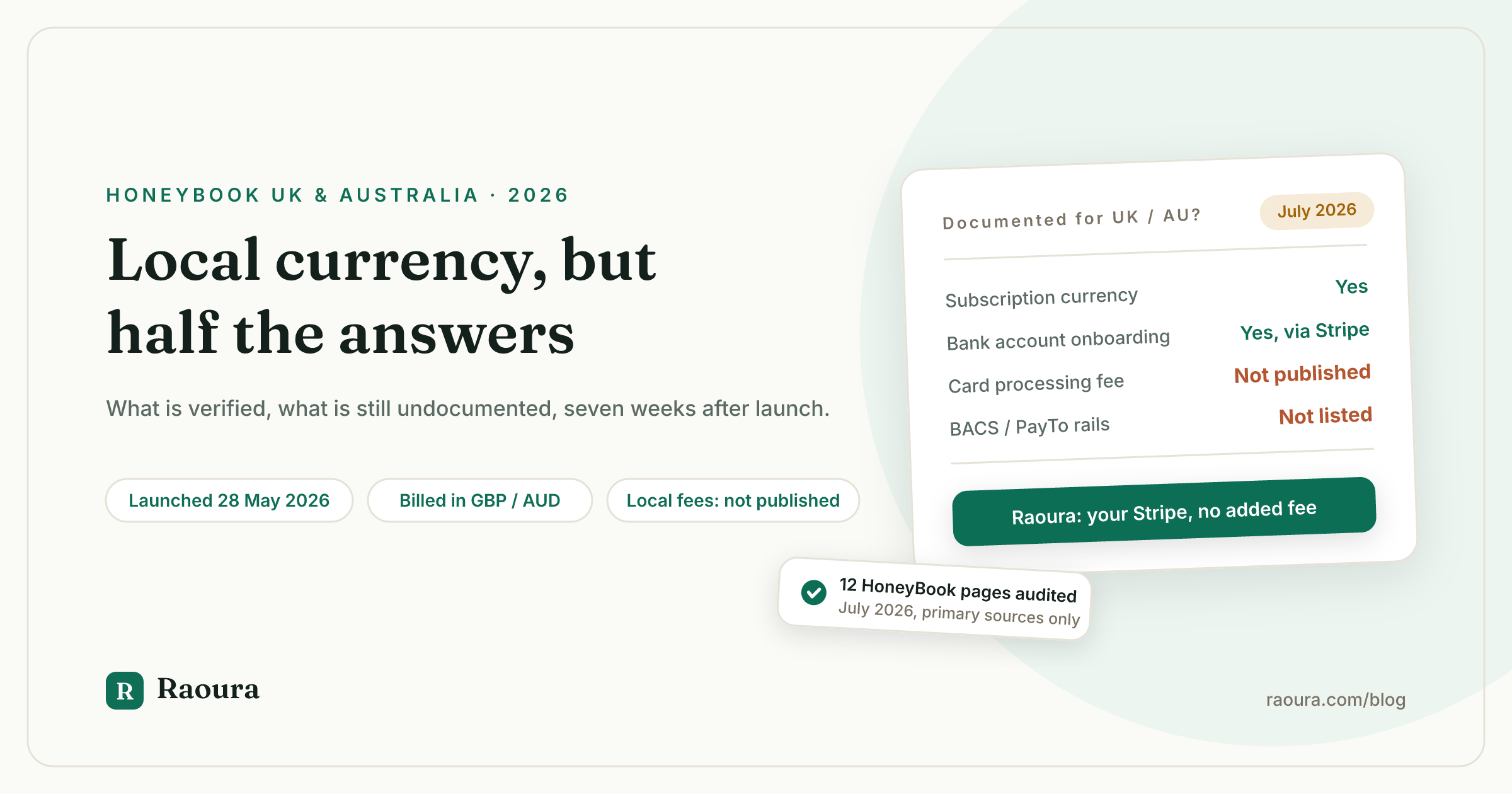 HoneyBook UK and Australia: Pricing and What Is Actually Different (July 2026)