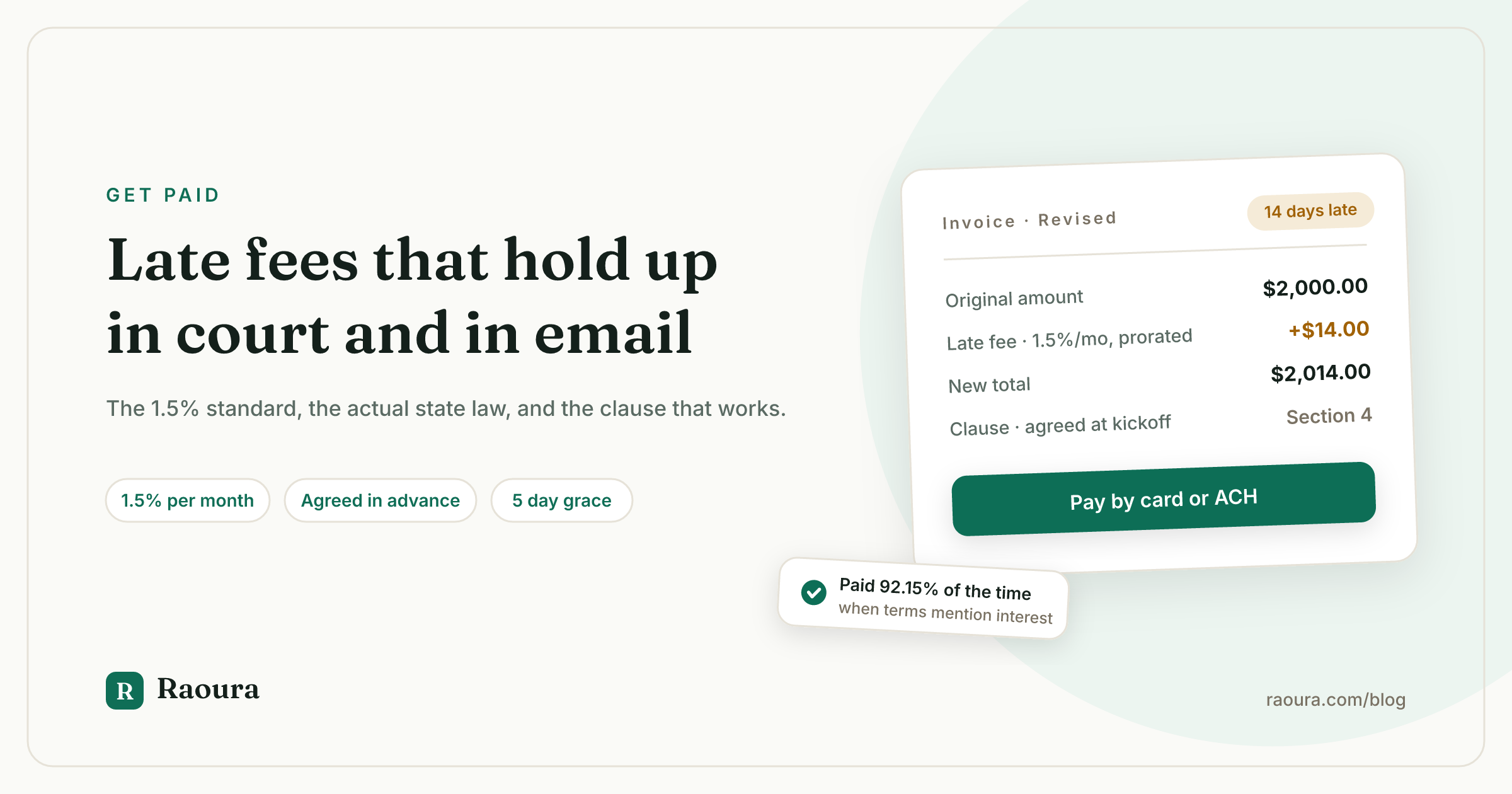 Late Fees for Freelancers: What Is Legal and What Actually Works
