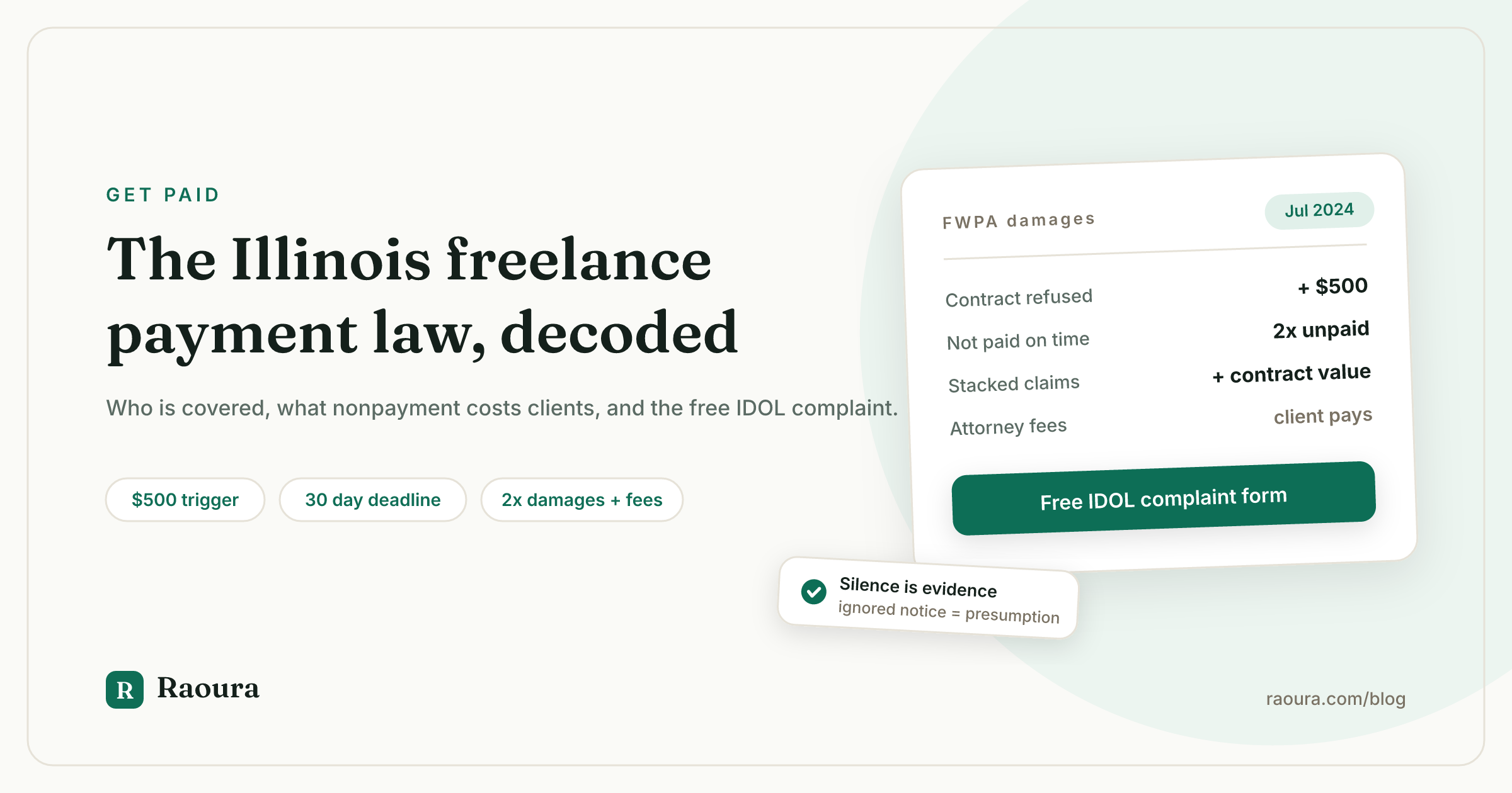 The Illinois Freelance Worker Protection Act, Explained for the Freelancers It Covers