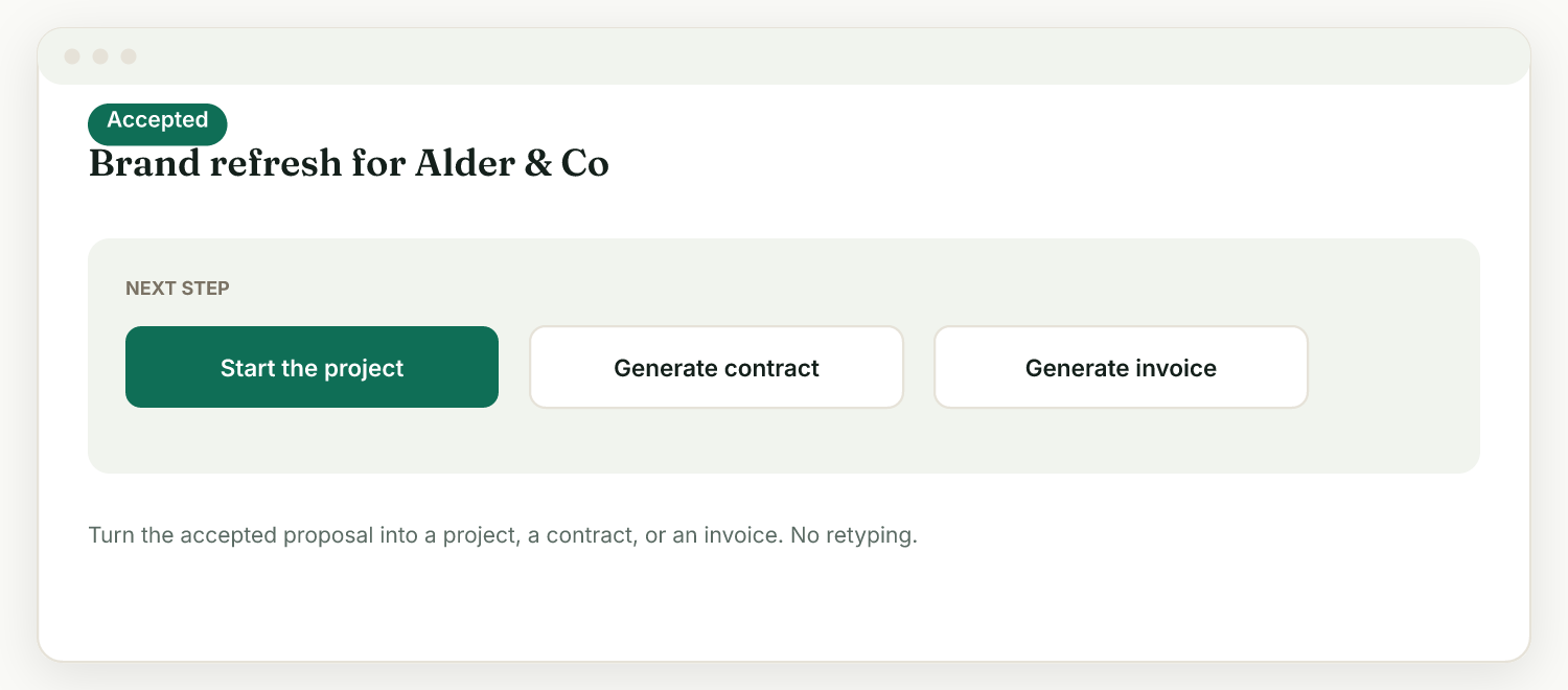 1. Create the contract