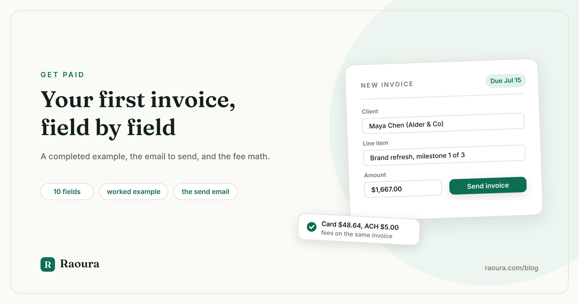 How to Write an Invoice as a Freelancer: A First-Invoice Walkthrough