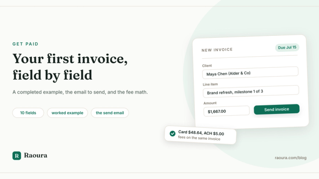 How to Write an Invoice as a Freelancer: A First-Invoice Walkthrough