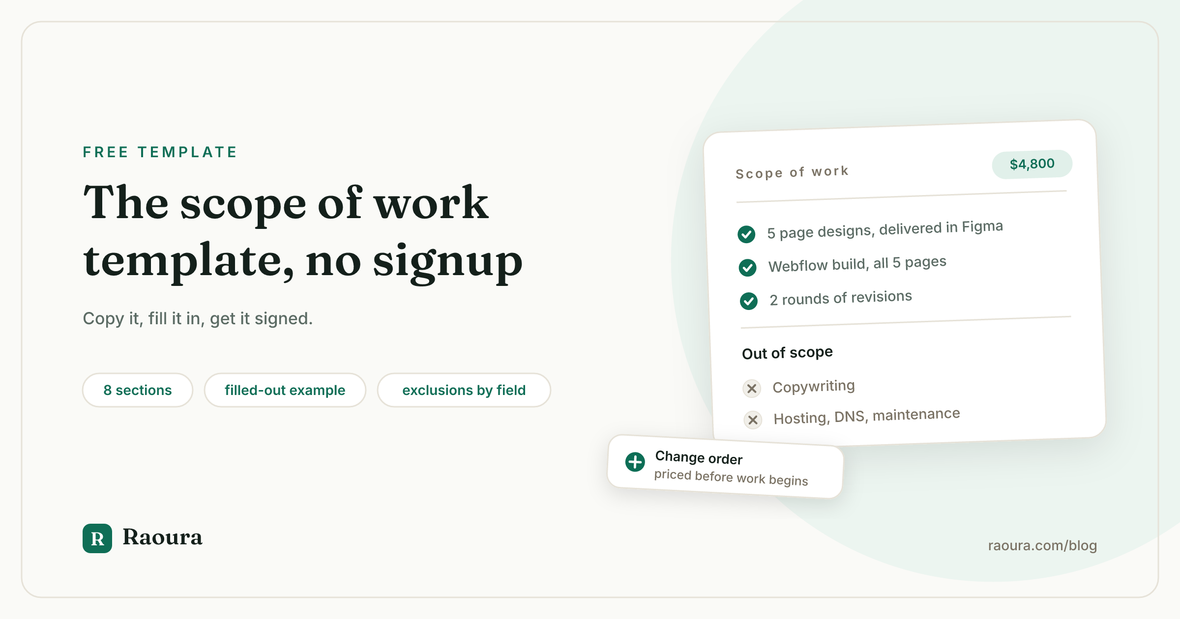 Scope of Work Template for Freelancers (Copy-Paste, No Signup)