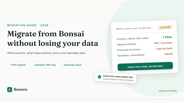 How to Migrate from Bonsai (Before or After the Zoom Changes)