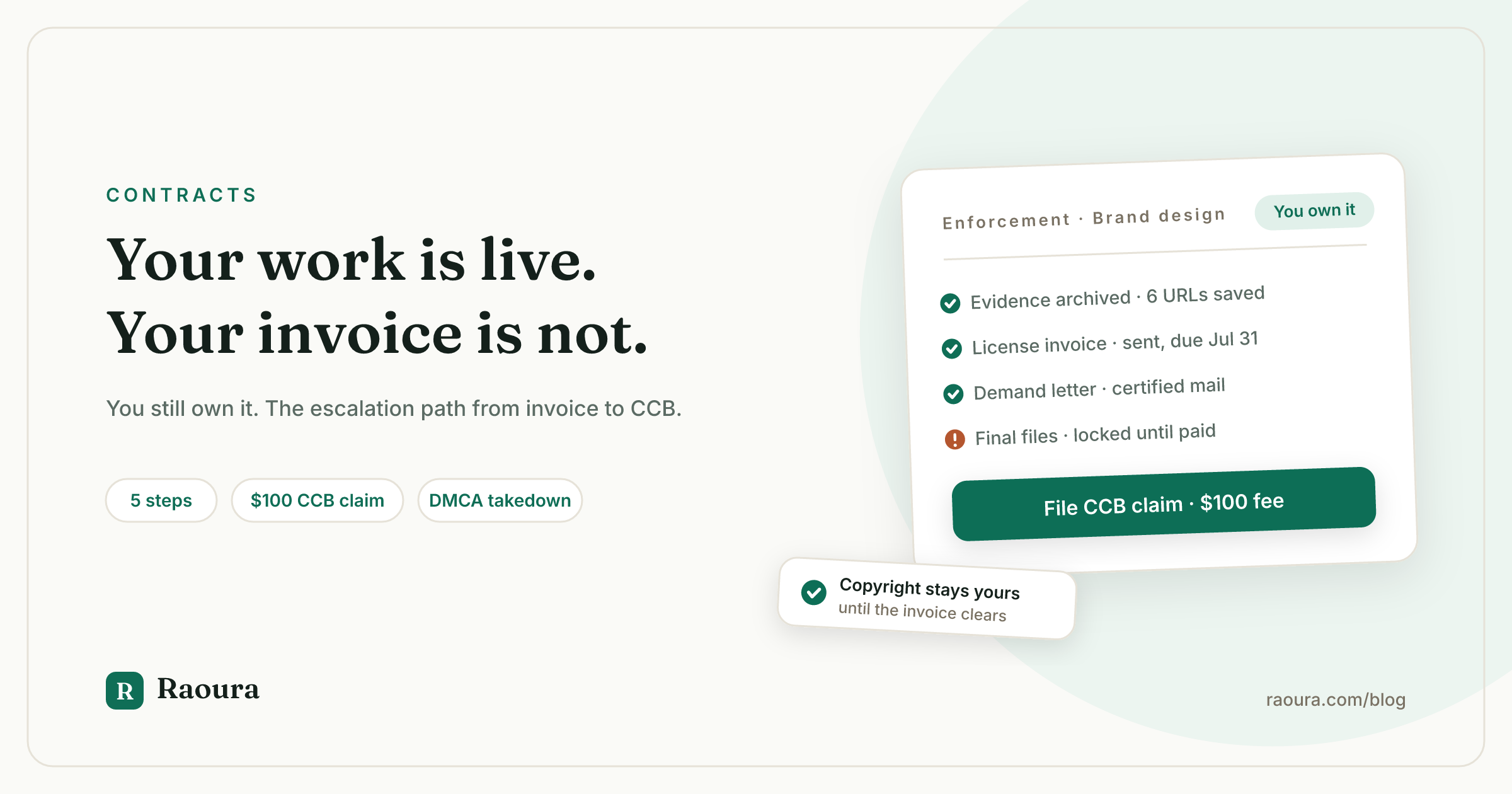 Client Used Your Work Without Paying? Here Are Your Options