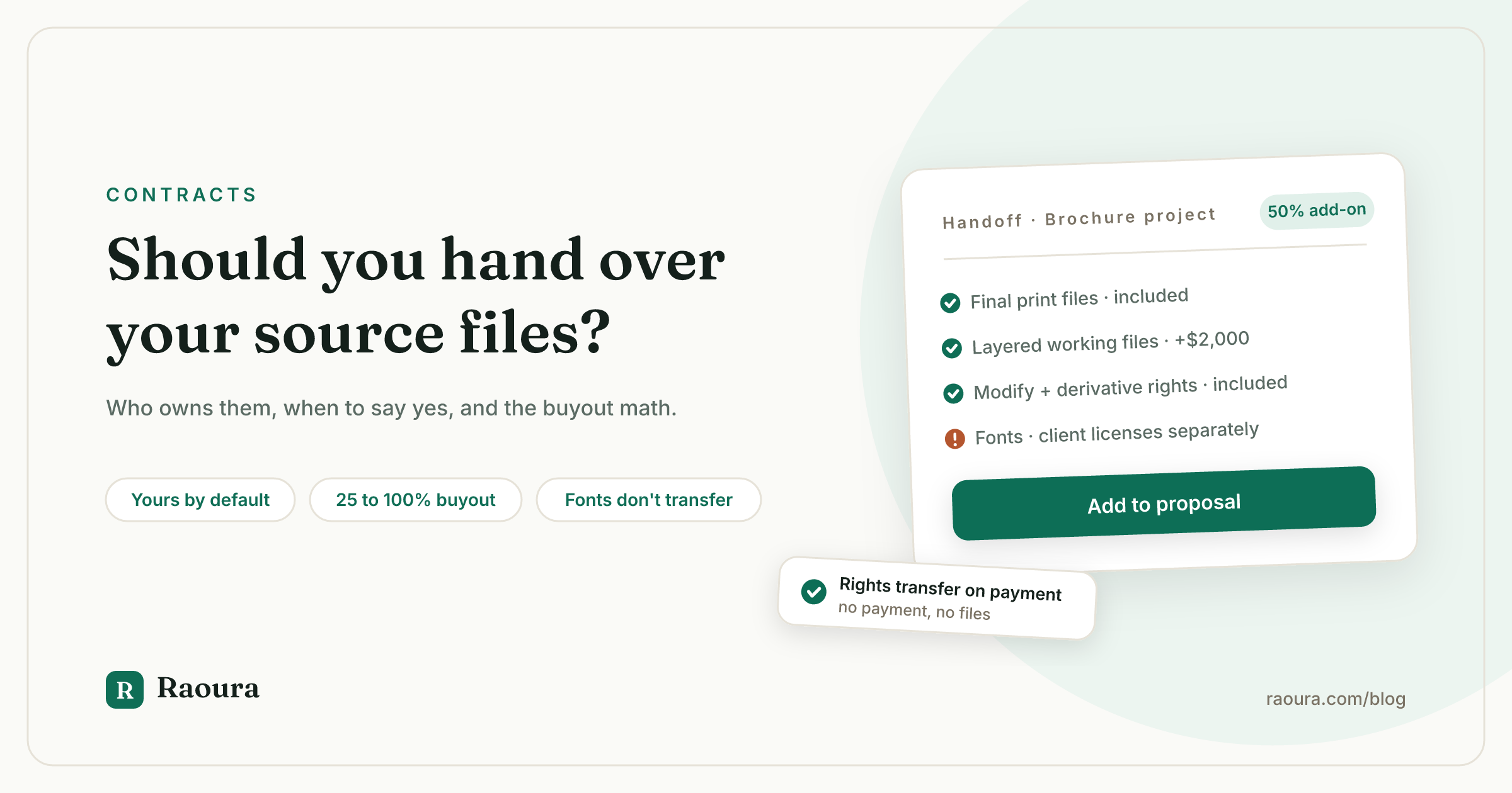 Should You Hand Over Source Files? What Clients Own, What You Keep, and What to Charge