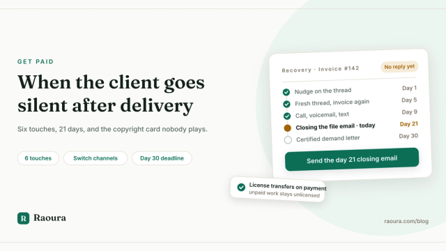 Client Ghosted You After Delivery: The Recovery Playbook