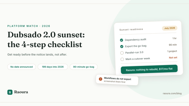 The Dubsado 2.0 Sunset Checklist: What to Do Before Legacy Shuts Down