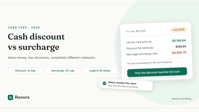 Cash Discount vs Surcharge: The Workaround That Is Legal in Almost All 50 States