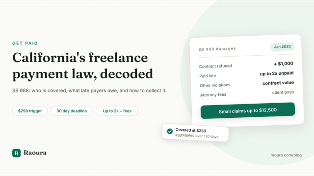 California's Freelance Worker Protection Act (SB 988), Explained for the People It Protects