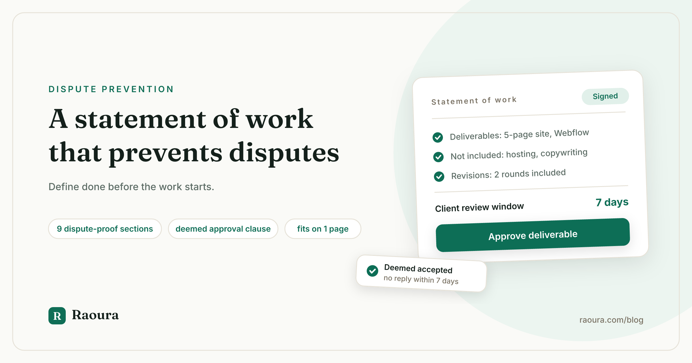 How to Write a Statement of Work That Prevents Disputes