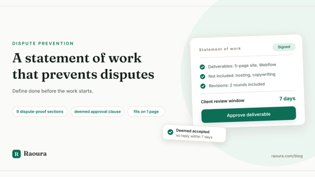How to Write a Statement of Work That Prevents Disputes
