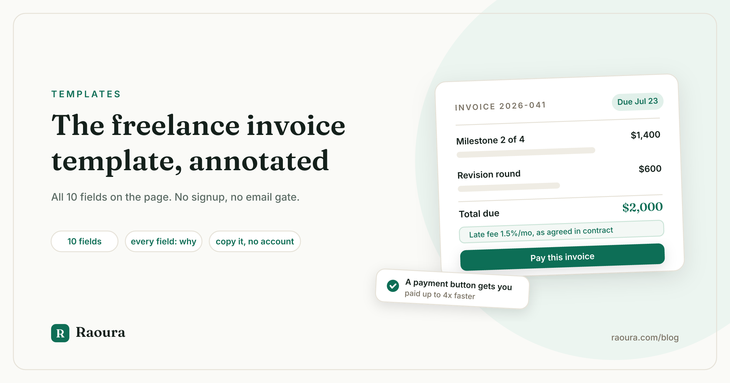Freelance Invoice Template That Gets You Paid