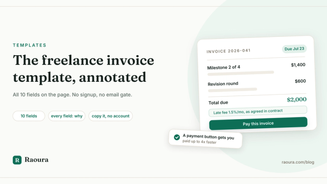 Freelance Invoice Template That Gets You Paid