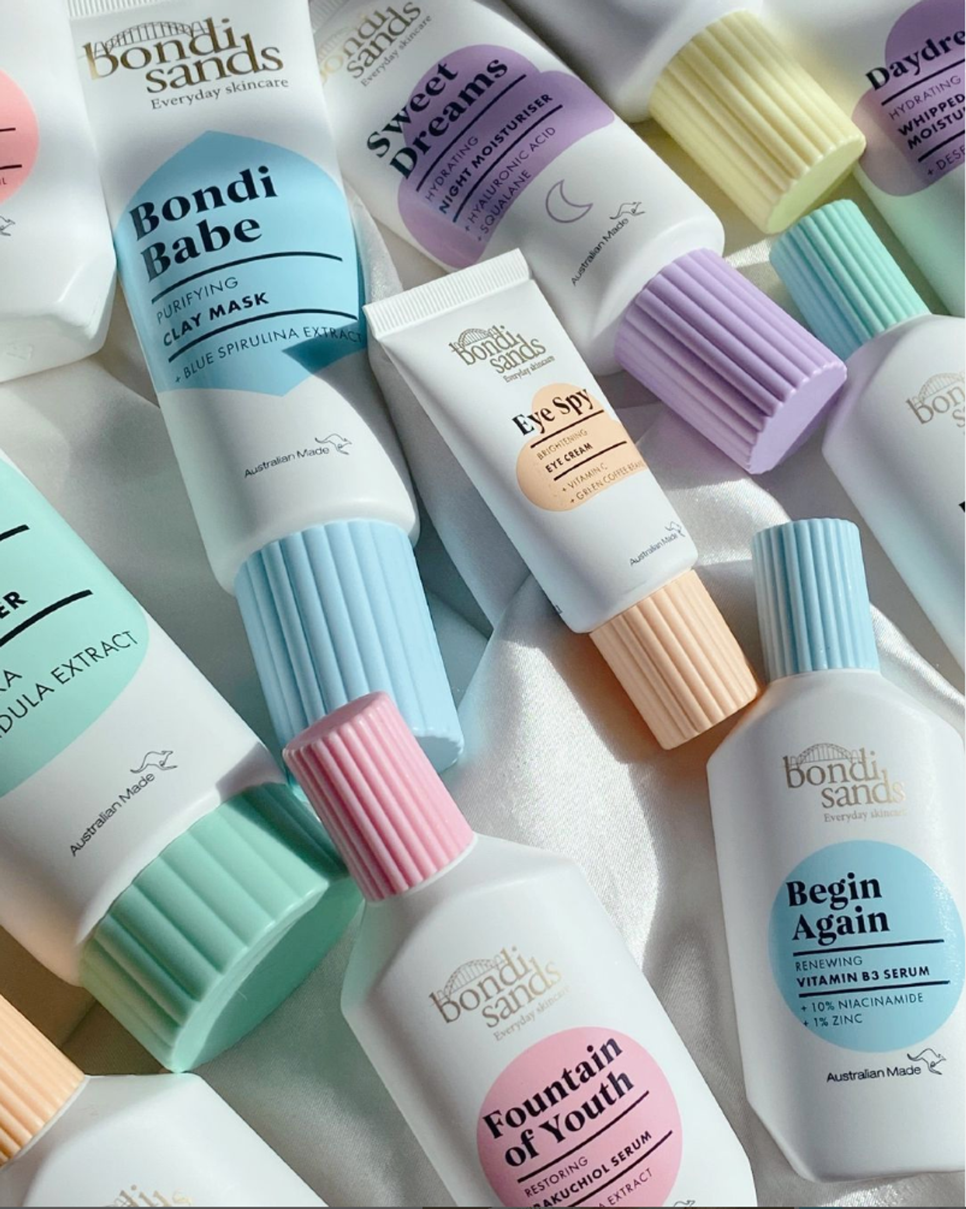 A bunch of Bondi Sands product