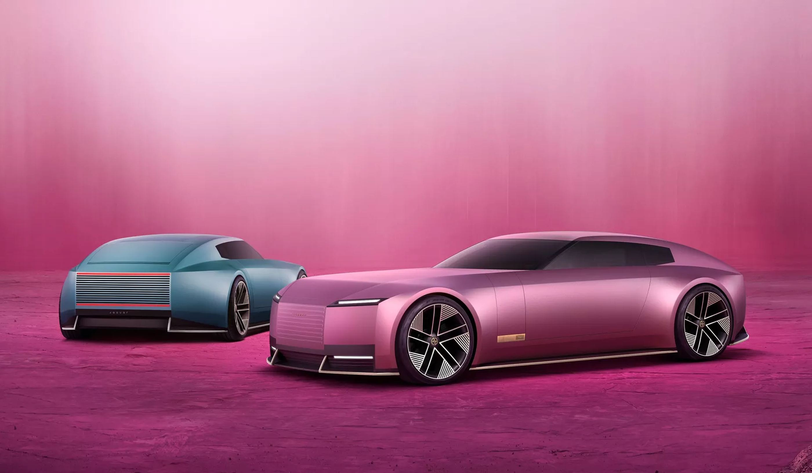 A group of people exiting a yellow elevator, symbolizing transition and change, akin to Jaguar's need for a rebrand.