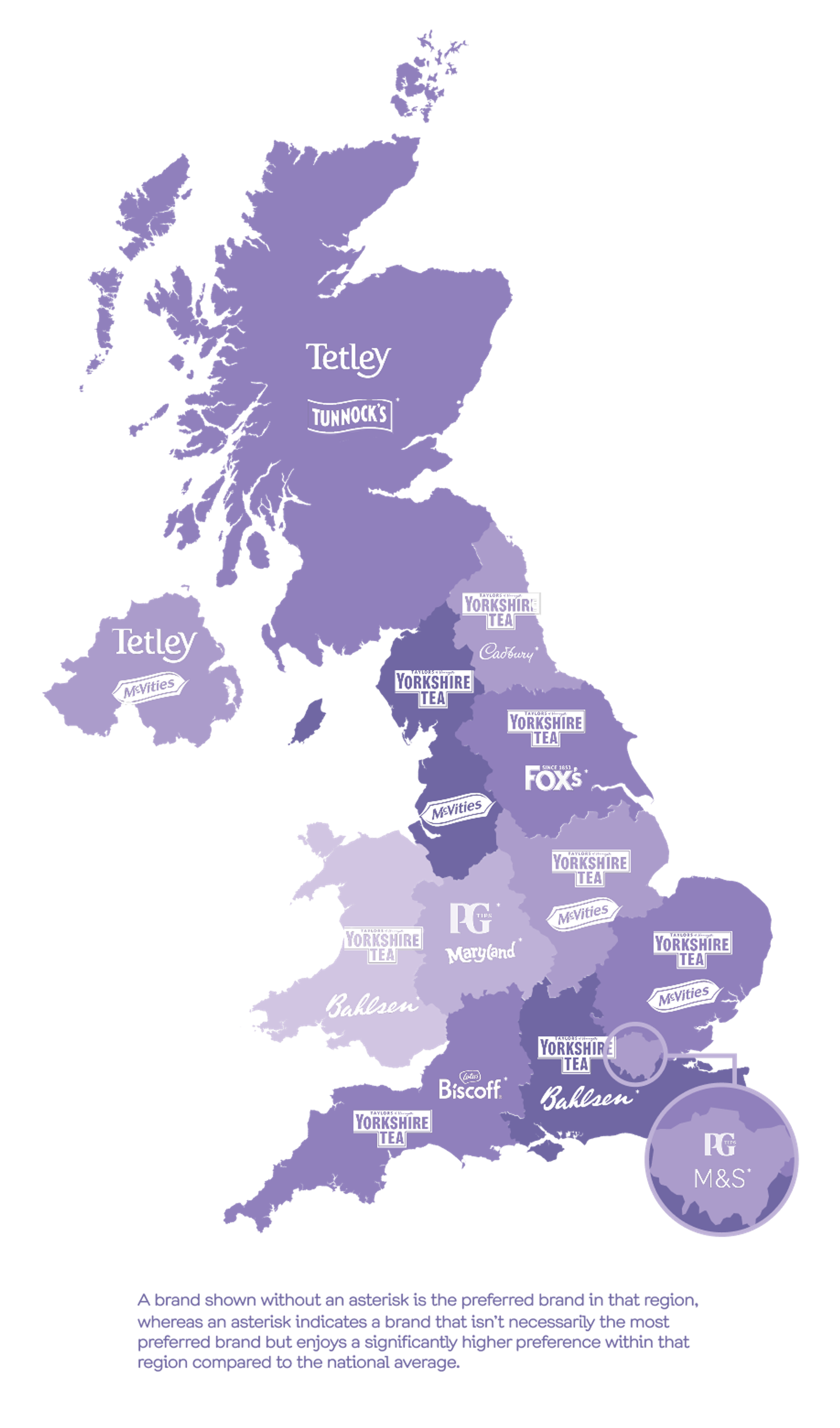 The UK brand map