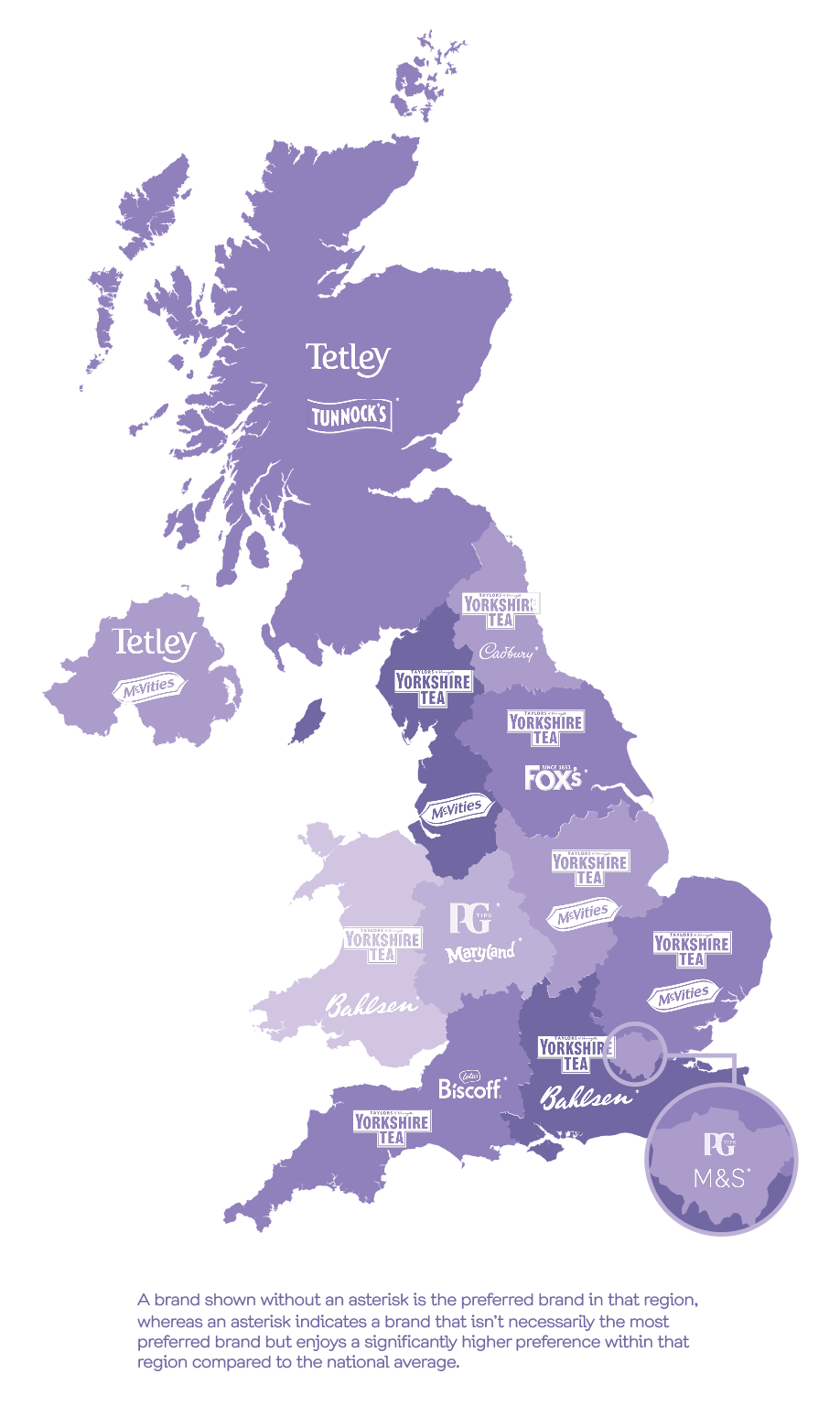 The UK brand map