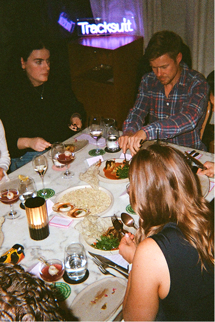 Tracksuit dinner