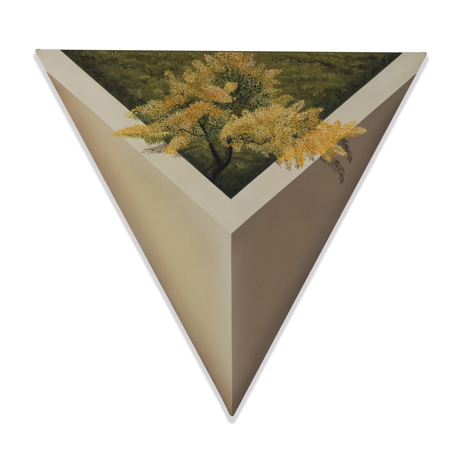 A WILD KINDNESS ,Medium; Matte acrylics on canvus, size; 48 inches height 36 inches width, Year 2024, Artist; Shahid Hassan Boni