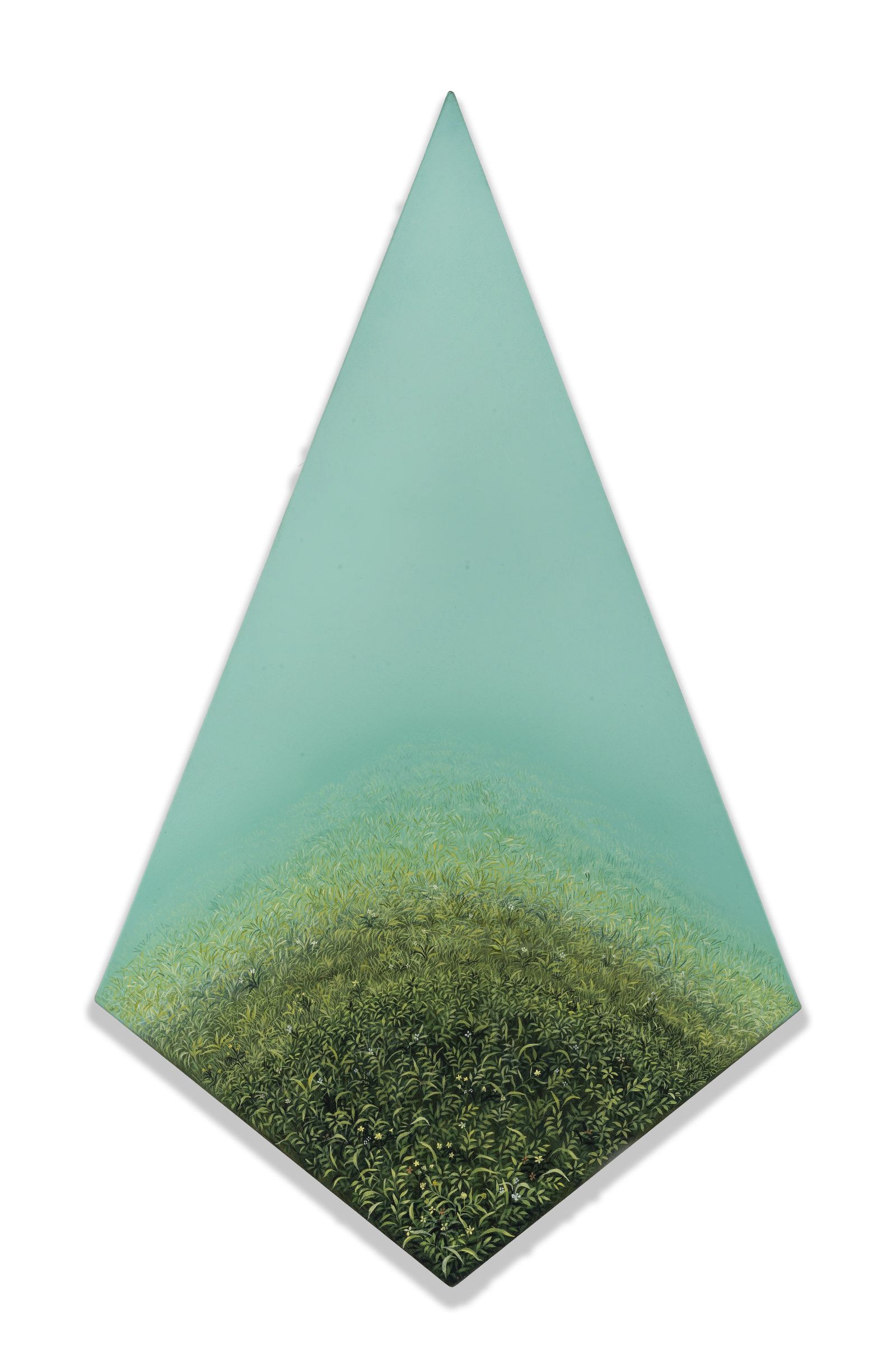 TRANSCENDENT VISIONS, Medium; Matte acrylics on canvas, size; 42 inches height 24inches width, Year 2024, Artist; Shahid Hassan Boni