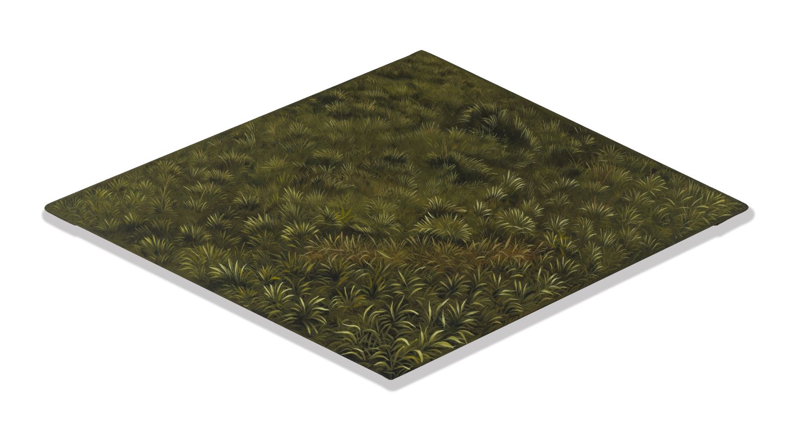 MEADOWS MURMUR Medium; Matte acrylics on canvas, Size; 19 inches height,40 inches width, Artist; Shahid Hassan Boni, Year; 2023