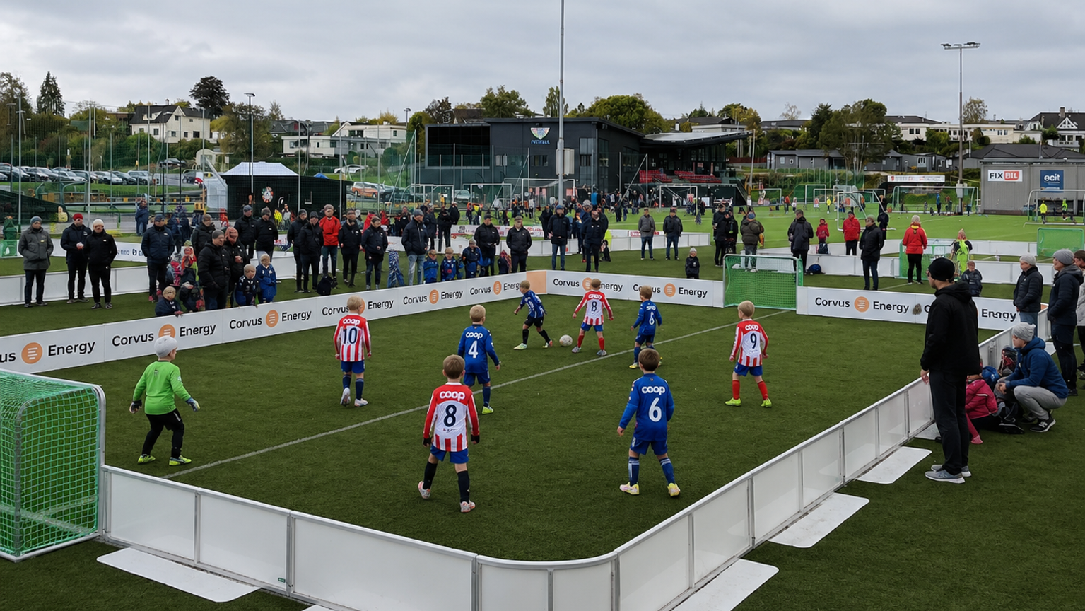 Children tournament in a small field