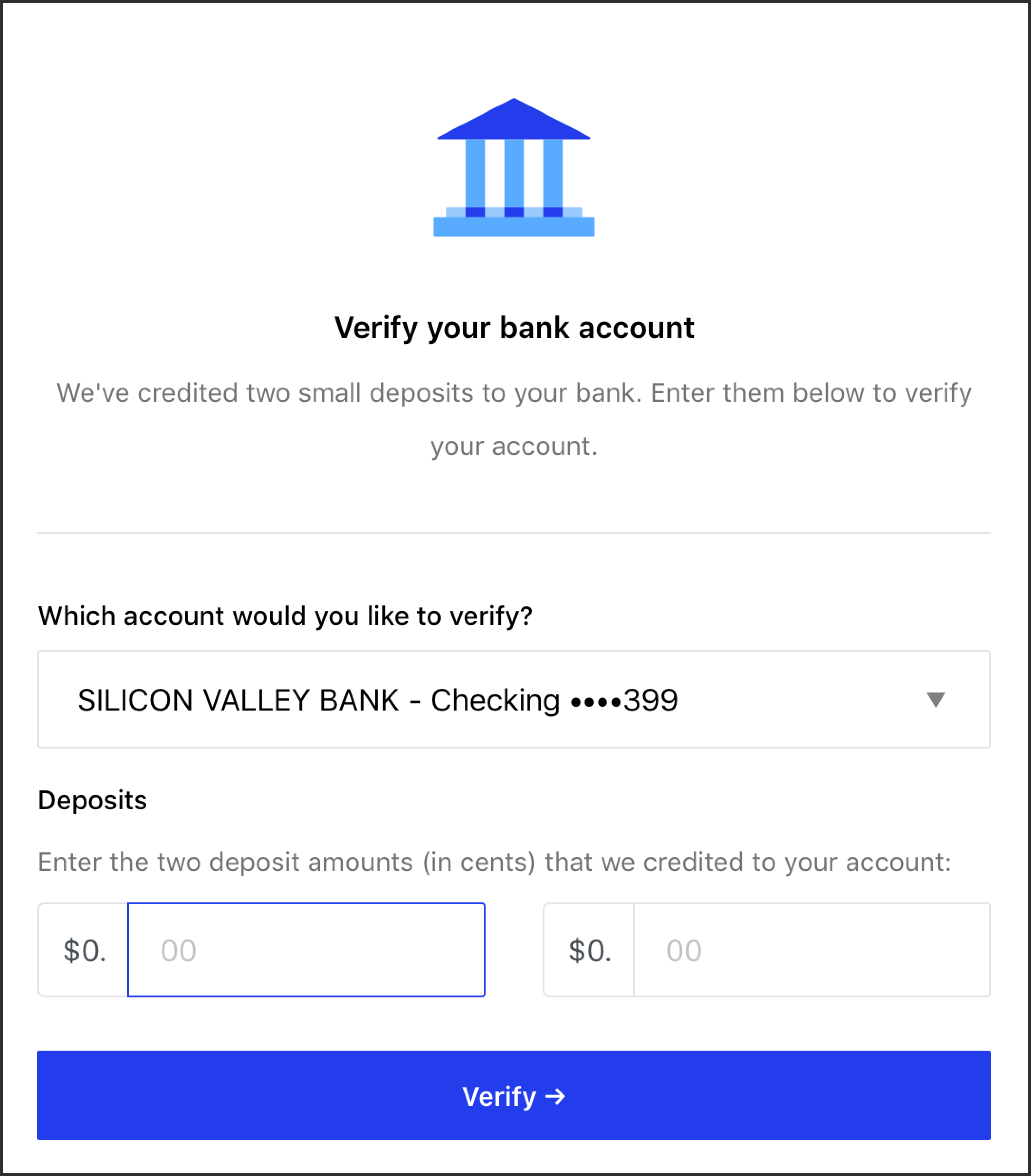 How to Verify a  Account