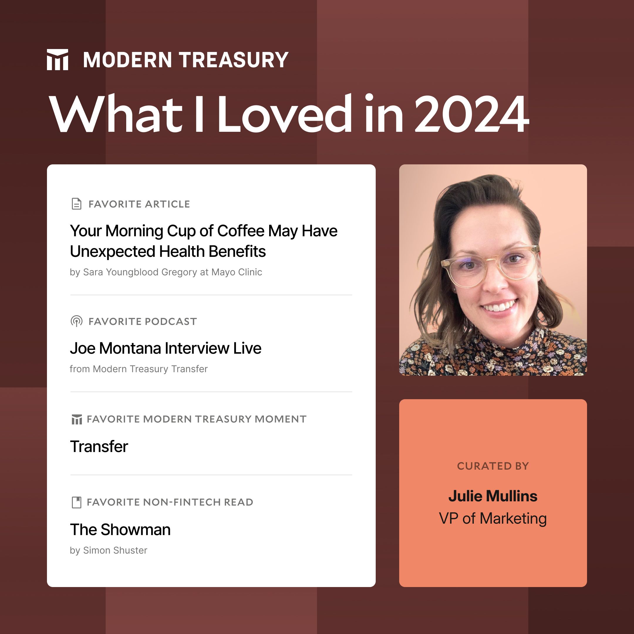 Julie's Top Reads 2024